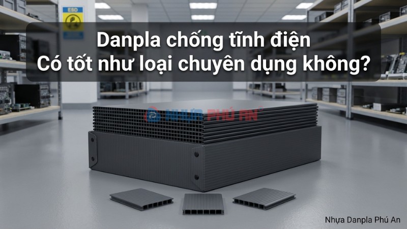 Tấm Danpla có chống tĩnh điện tốt như loại chuyên dụng không?