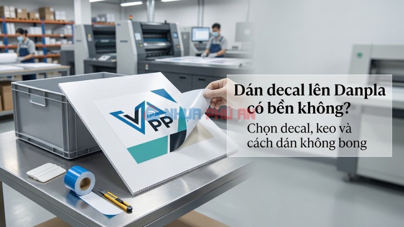 Dán decal lên Danpla có bền không? Chọn loại decal, keo và cách dán không bong