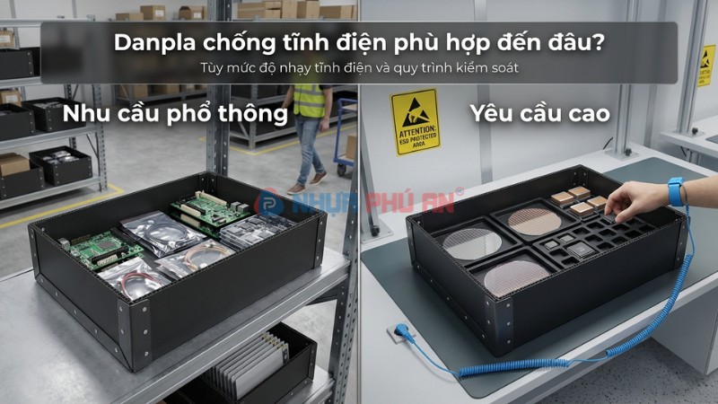 Danpla chống tĩnh điện phù hợp đến đâu
