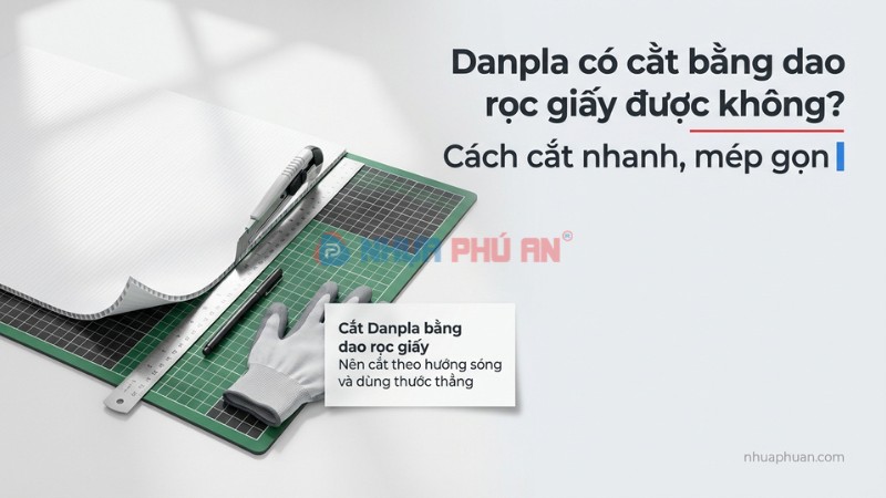 Tấm Danpla có thể cắt bằng dao rọc giấy không?