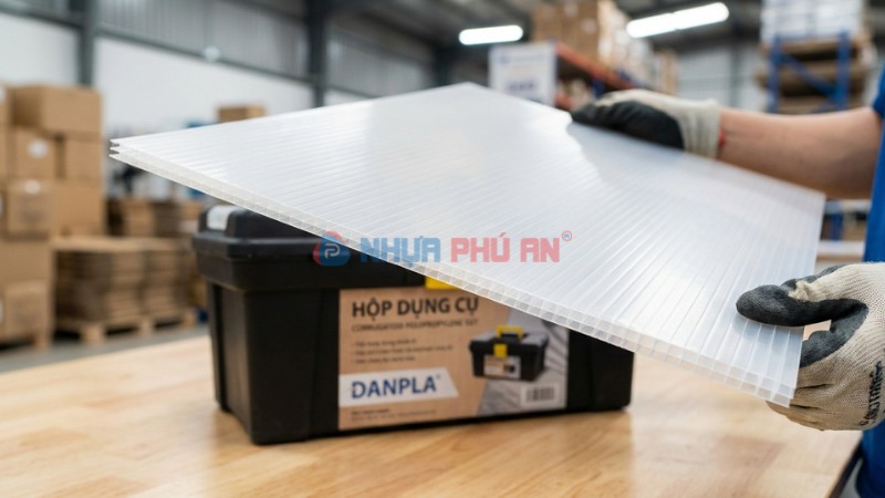 Độ trong suốt thực tế của tấm nhựa Danpla