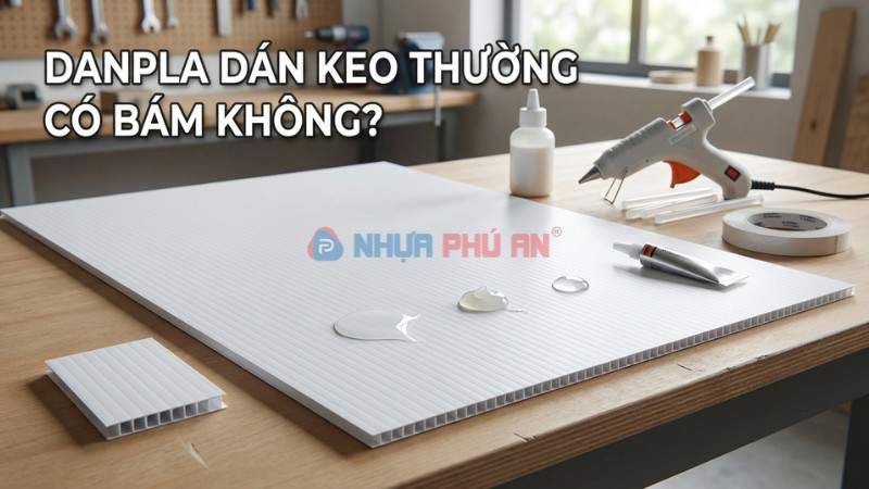 Tấm Danpla có tương thích với keo dán thường không?