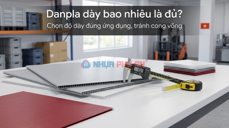 Danpla dày bao nhiêu là đủ? Bảng khuyến nghị độ dày theo ứng dụng