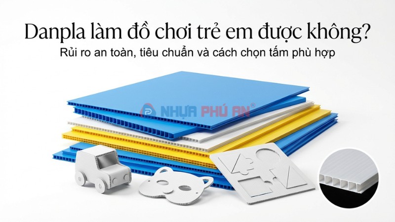Tấm Danpla có thể dùng làm đồ chơi trẻ em không?