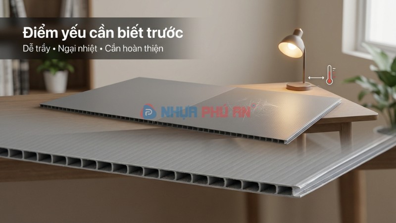 Điểm yếu khi dùng Danpla trong nội thất