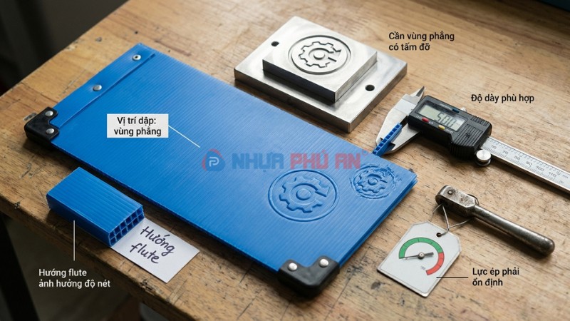 Điều kiện dập logo lên thùng Danpla