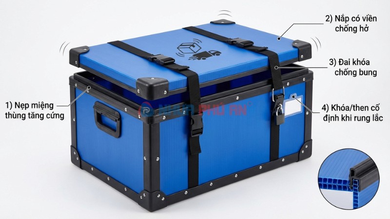 Gia cố miệng thùng Danpla