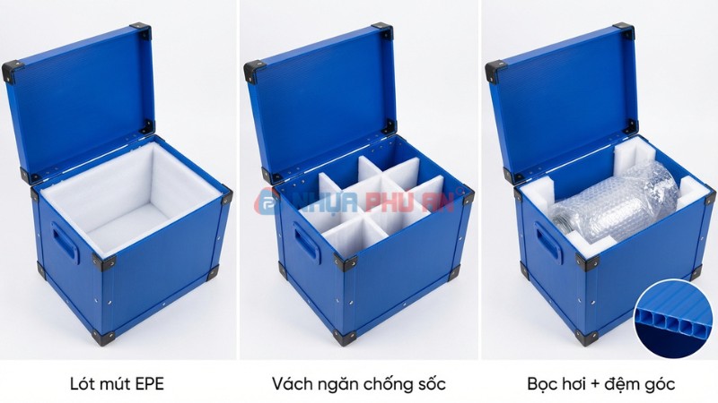 Giải pháp chống sốc trong thùng Danpla