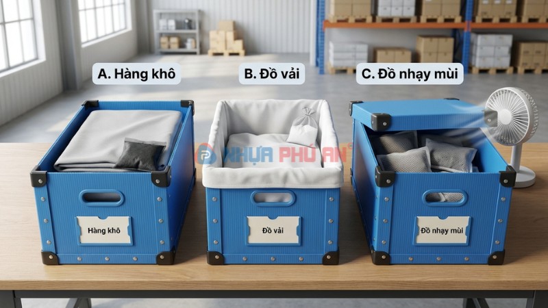 Xử lý khử mùi thùng Danpla theo mục đích