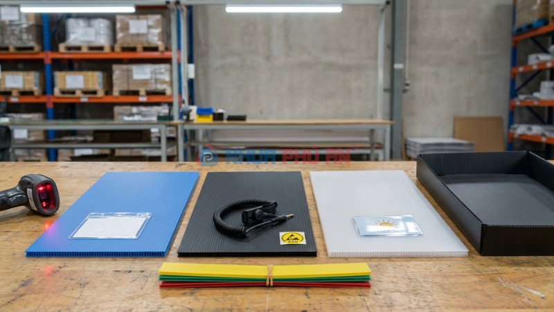 Màu nhựa Danpla ảnh hưởng nhận diện kho