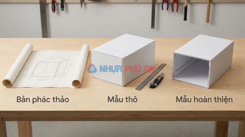 Minh họa mẫu dựng sản phẩm là mô hình thử nghiệm