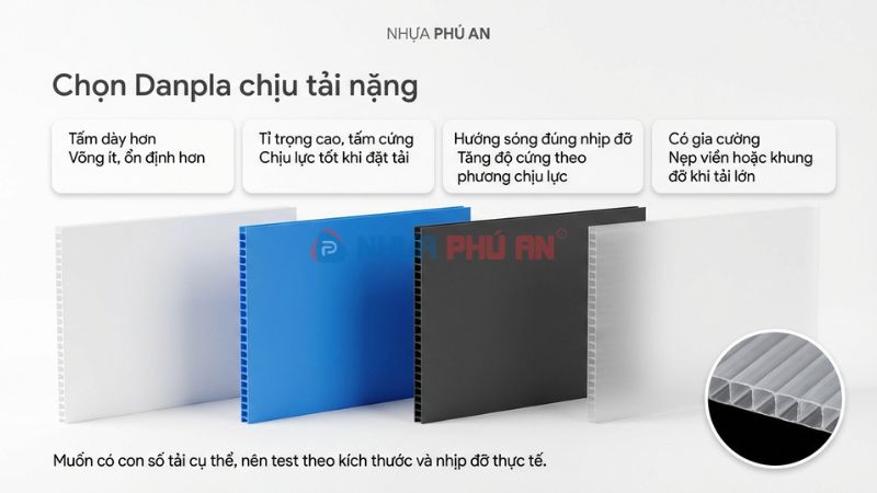 Nên chọn loại Danpla nào nếu cần chịu tải nặng