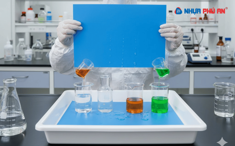 Nhựa Danpla có dễ bị tác động hóa học không?