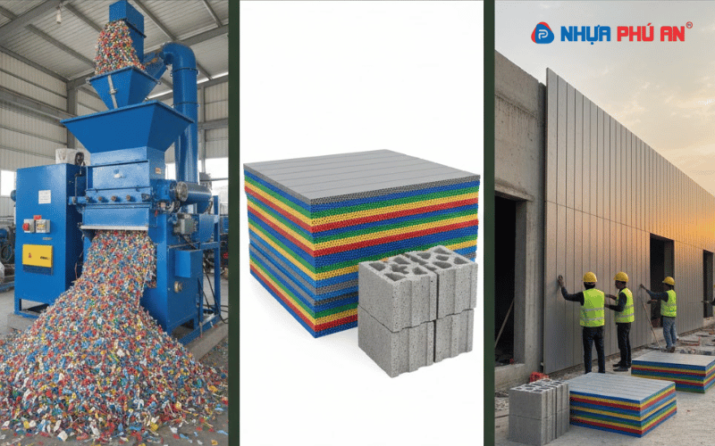 Có thể tái chế nhựa Danpla thành vật liệu xây dựng không?