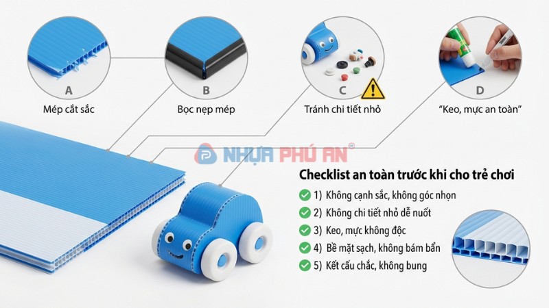 Rủi ro an toàn khi làm đồ chơi từ Danpla