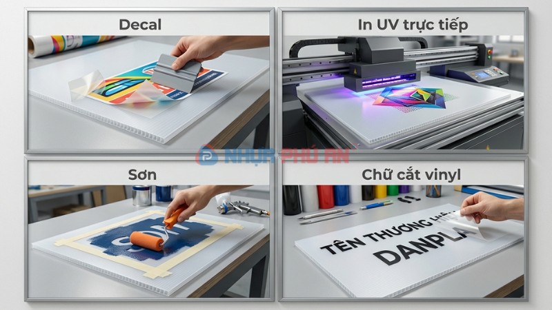 Bảng so sánh trực quan decal với các phương án khác