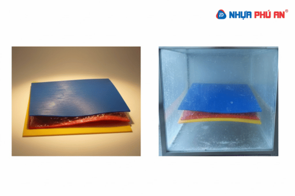 Tấm Danpla có bị co rút khi thay đổi nhiệt độ không?