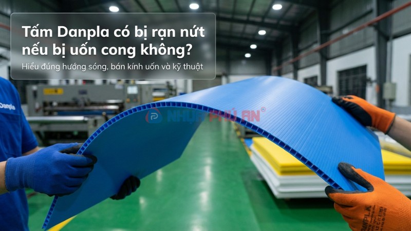 Tấm Danpla có bị rạn nứt nếu bị uốn cong không?
