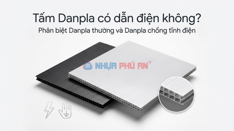 Tấm nhựa danpla có cách điện không?