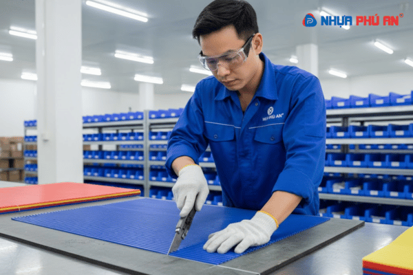 Tấm Danpla có dễ cắt bằng dao không?