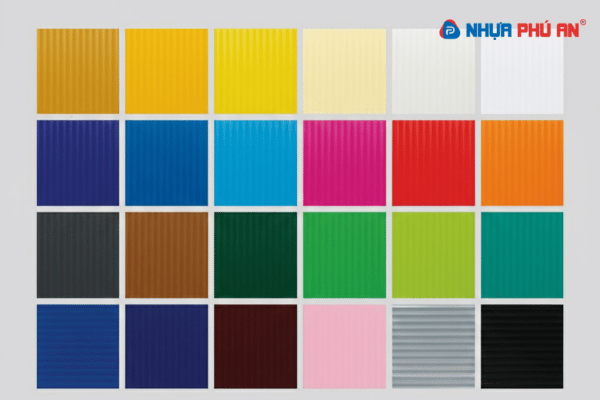 Tấm nhựa Danpla có bao nhiêu màu sắc?