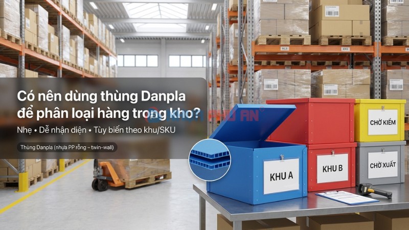 Có nên dùng Danpla để phân loại hàng trong kho không?
