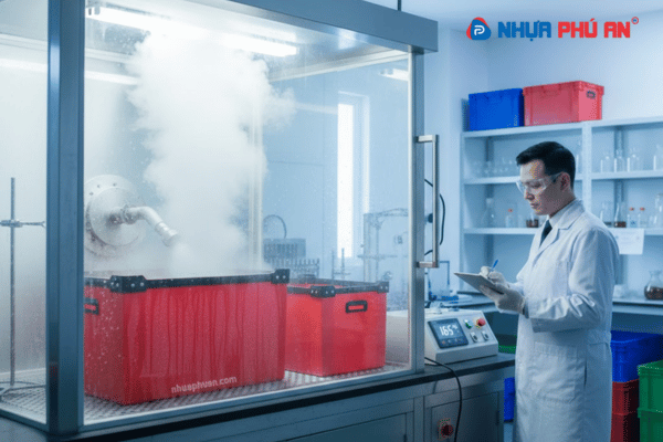 Thùng nhựa Danpla có chịu được nhiệt không? Giới hạn an toàn và lưu ý