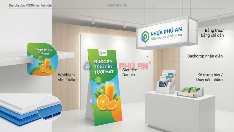 Ứng dụng Danpla cho POSM và nhận diện tại triển lãm