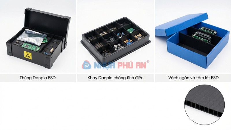 Ứng dụng Danpla chống tĩnh điện ESD