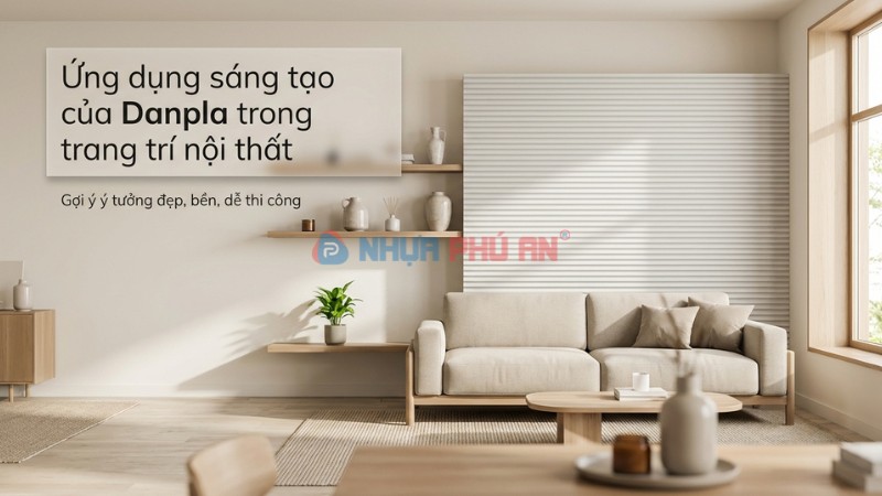 Ảnh cover ứng dụng sáng tạo tấm nhựa Danpla trong trang trí nội thất