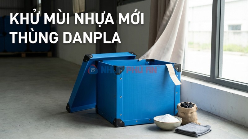 Cách khử mùi nhựa mới của thùng Danpla