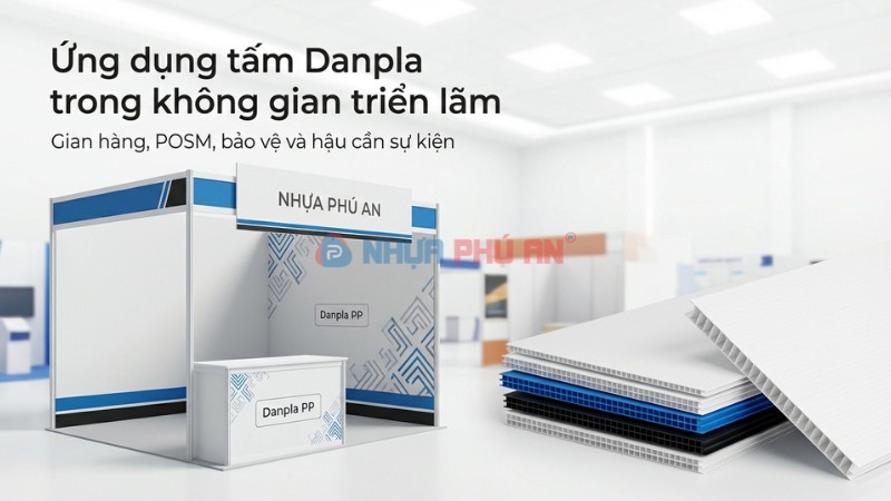 Ứng dụng tấm Danpla trong không gian triển lãm