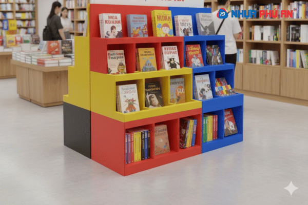 Ứng dụng tấm nhựa Danpla trong làm kệ trưng bày