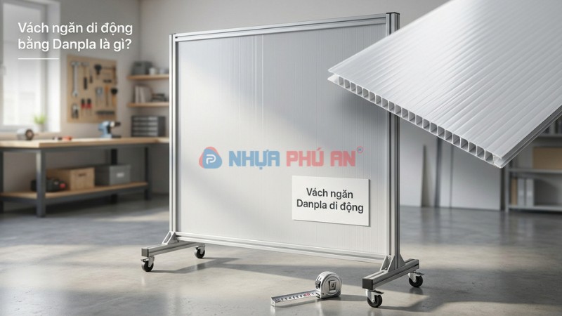 Vách ngăn di động bằng danpla là gì