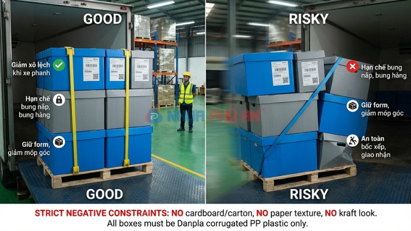 Vì sao cần vận chuyển thùng Danpla đúng cách