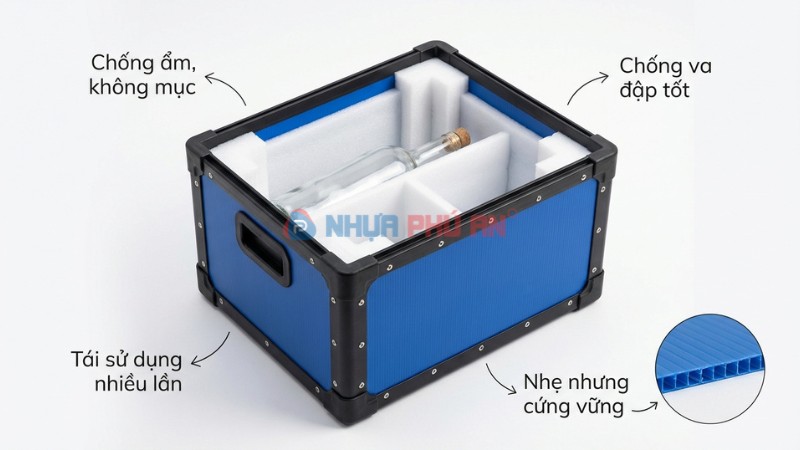 Vì sao thùng Danpla phù hợp đóng gói hàng dễ vỡ