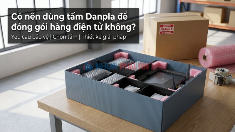 Có nên đóng gói hàng điện tử bằng tấm danpla không