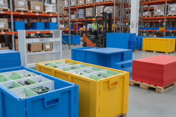 Tấm nhựa Danpla ứng dụng trong dịch vụ hậu cần - Tiện lợi và tiết kiệm chi phí