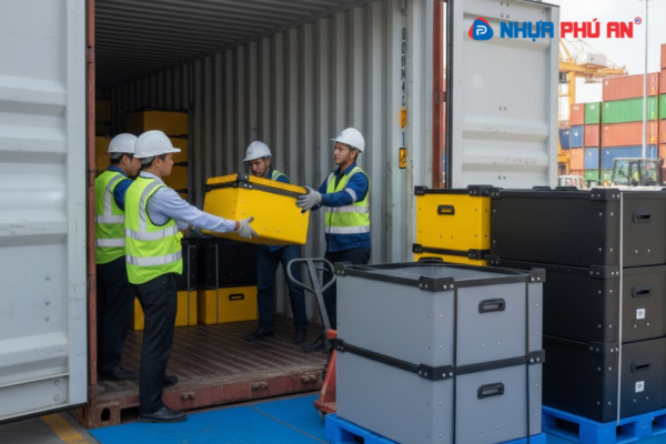 Tấm nhựa Danpla ứng dụng trong vận chuyển quốc tế - Tiện lợi và tiết kiệm chi phí