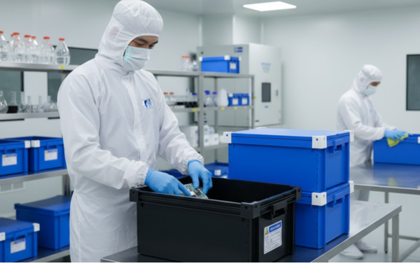 Thùng nhựa Danpla cho ngành phòng sạch - Giải pháp tối ưu hóa quy trình