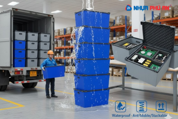 Thùng nhựa Danpla cho ngành vận tải – Giải pháp tối ưu hóa quy trình