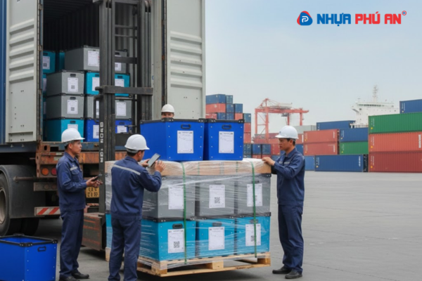 Có nên dùng thùng nhựa Danpla để vận chuyển hàng hóa quốc tế?