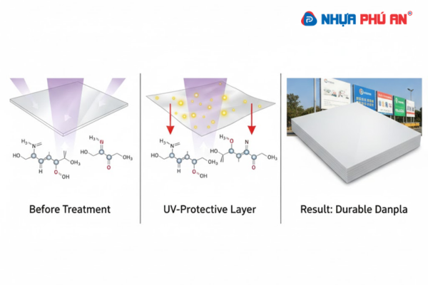 Tấm nhựa Danpla có chịu được tia UV không?