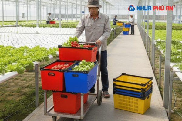 Tấm nhựa Danpla ứng dụng trong trang trại rau sạch - Tiện lợi và tiết kiệm chi phí