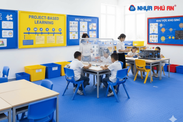 Tấm nhựa Danpla ứng dụng trong trường quốc tế - Tiện lợi và tiết kiệm chi phí