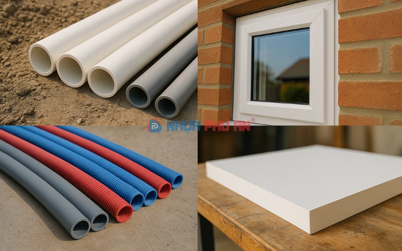 Ứng dụng của nhựa pvc