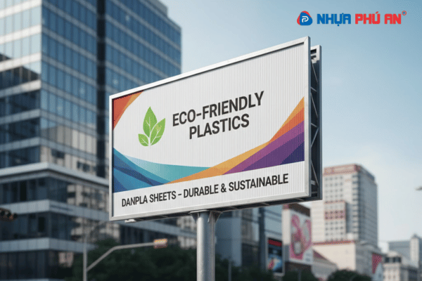 Ứng dụng của tấm nhựa Danpla trong thiết kế bảng quảng cáo