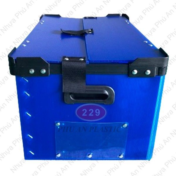 Thùng nhựa gập danpla có nắp 02