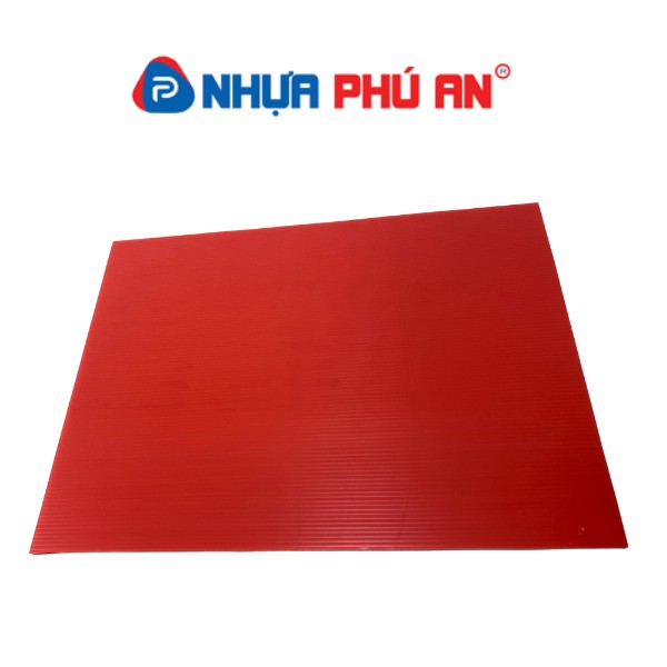 Tấm nhựa Danpla loại thường màu đỏ