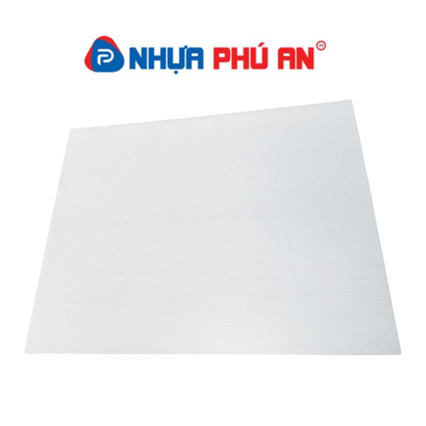 Tấm nhựa Danpla loại thường màu trắng trong
